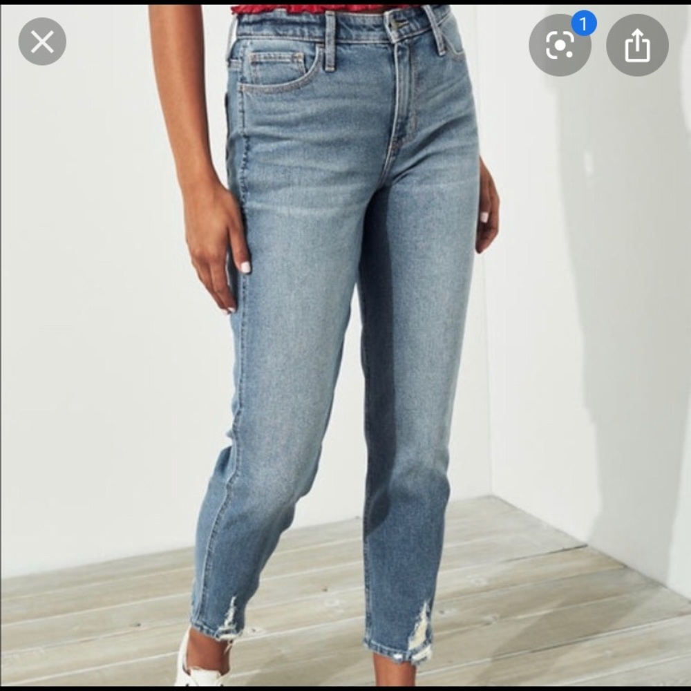 Hollister mom jeans